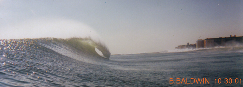 EPIC!  Outside Top-To-Bottom Barrell - Long Beach, N.Y.  10/30/01